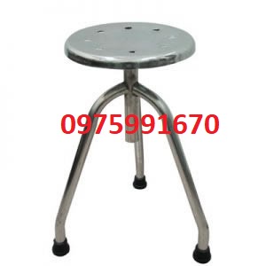 Ghế Xoay Inox 3 Chân Dùng Trong Y Tế Phòng Thí Nghiệm