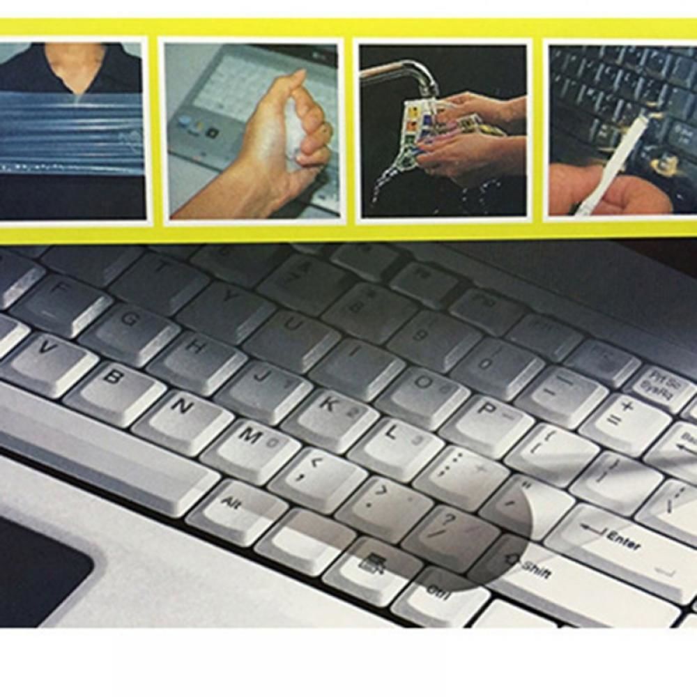 Miếng Dán Bảo Vệ Bàn Phím Laptop Notebook 12-17Inch Bằng Silicon Siêu Mỏng Trong Suốt Chống Thấm Nước / Bụi Bẩn Tiện Dụng
