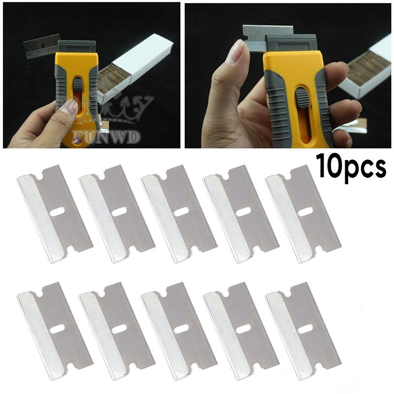 Lưỡi dao bằng inox 40mm dùng cạo làm sạch kính cửa sổ xe hơi tiện dụng