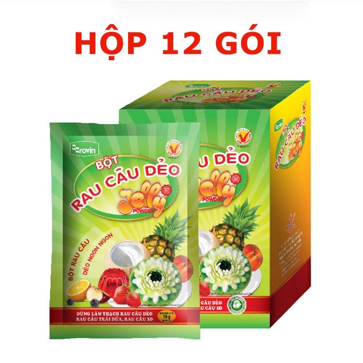 Bột Rau Câu Dẻo Hoàng Yến 10g/gói