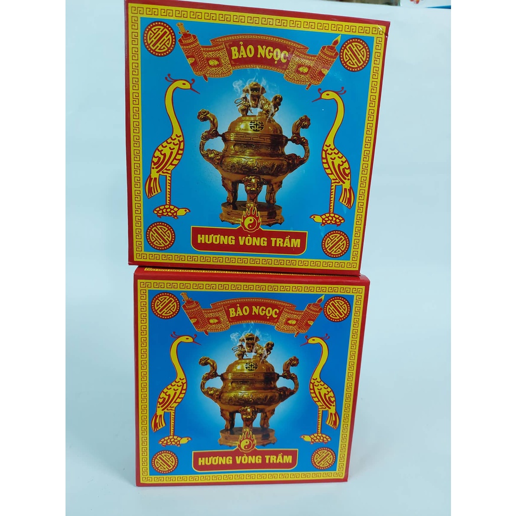 HƯƠNG VÒNG HƯƠNG TRẦM THẮP HƯƠNG NHANG BẢO NGỌC 9K