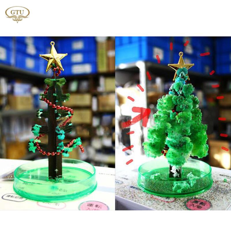 Magic Growing Christmas Tree Science Toy Decoration Educational Kids Funny Toys