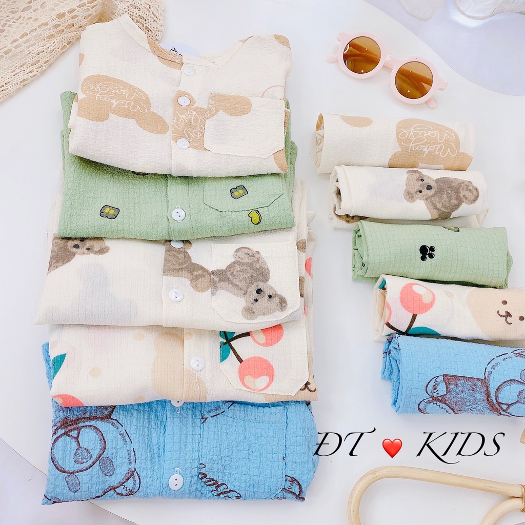 Bộ đũi xốp xinh cho bé trai và gái K020