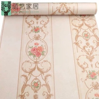 giấy dán tường hoa văn cổ điển 3d