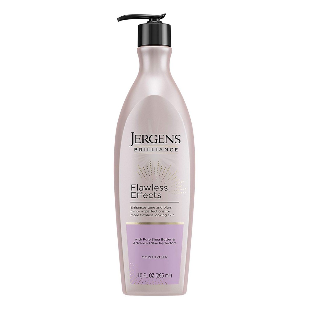 Dưỡng Thể dưỡng ẩm & làm đều màu da Jergens Brilliance Flawless Effects Body Moisturizer 295ml (Mỹ)