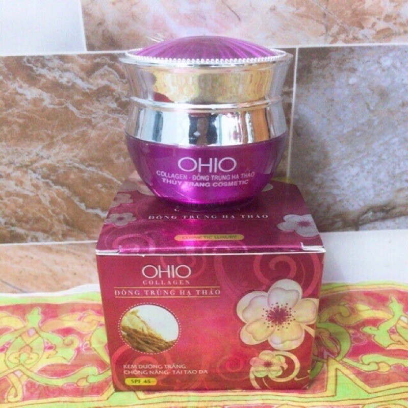 Kem Ohio dưỡng trắng chống nắng Collagen 20g