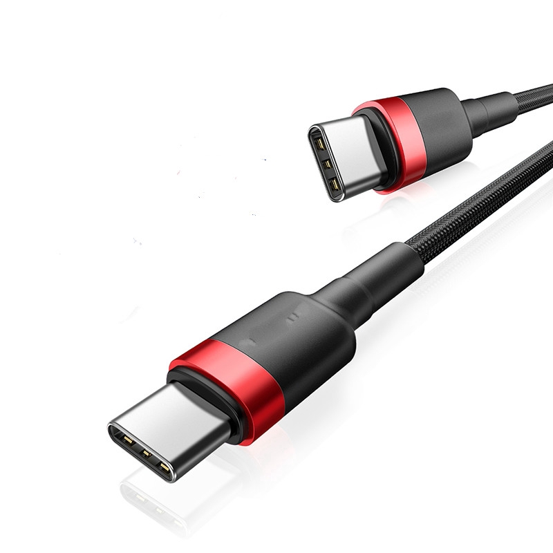 Cáp sạc nhanh USB C sang USB Type C cho Xiaomi Redmi Note 8 Pro tùy chọn màu sắc