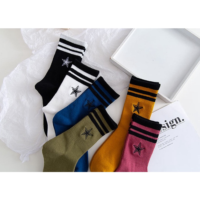 Vớ Tất cổ cao hình Ngôi Sao style Hàn Quốc siêu dễ thương dành cho nữ