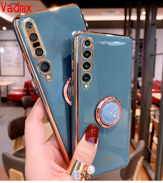 Ốp Điện Thoại Có Nhẫn Xỏ Ngón Tay Cho Xiaomi Mi 10T Lite 10T 9 8 Lite 9T Pro Poco M3 CC9 A3 Lite