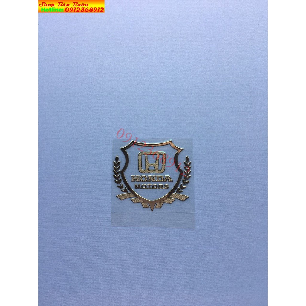 Tem honda hàng cao cấp logo giá 1 chiếc( tem dẻo)