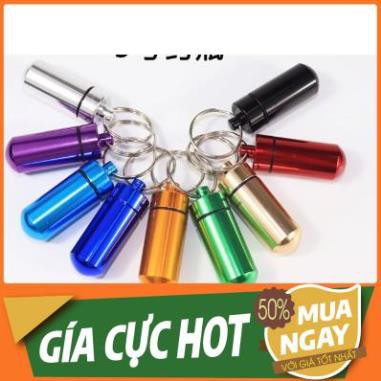 Ống Nhôm Cứu Sinh - Đựng Thuốc- Tiên- Có Ron Chống Thắm Nước