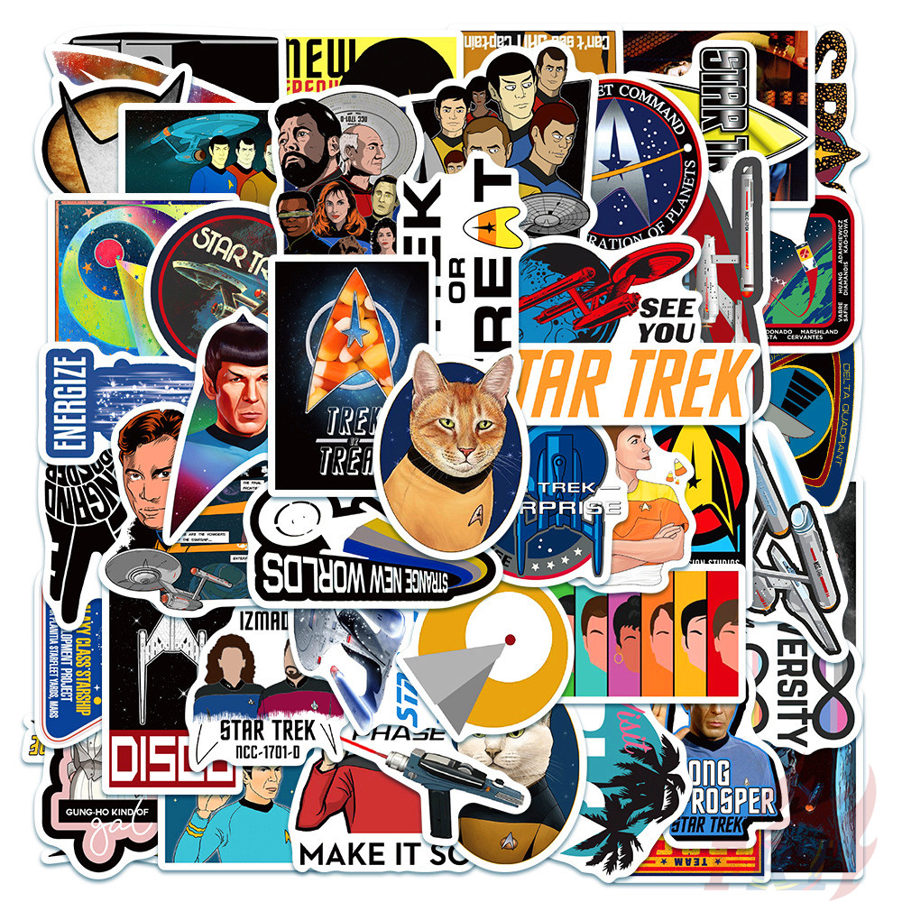 100Pcs/Set ❉ Star Trek Series A Stickers ❉ DIY Fashion Luggage Laptop Skateboard Doodle Decals Stickers