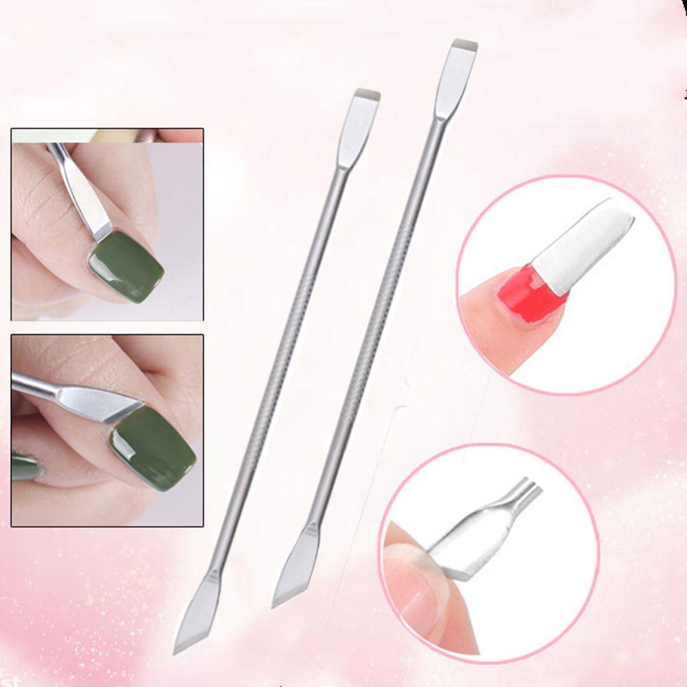 [Hàng mới về] Dụng cụ đẩy biểu bì làm móng chuyên nghiệp bằng thép không gỉ