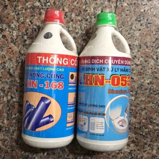 Dung dịch thông cống/ bể phốt cực mạnh 1 lít