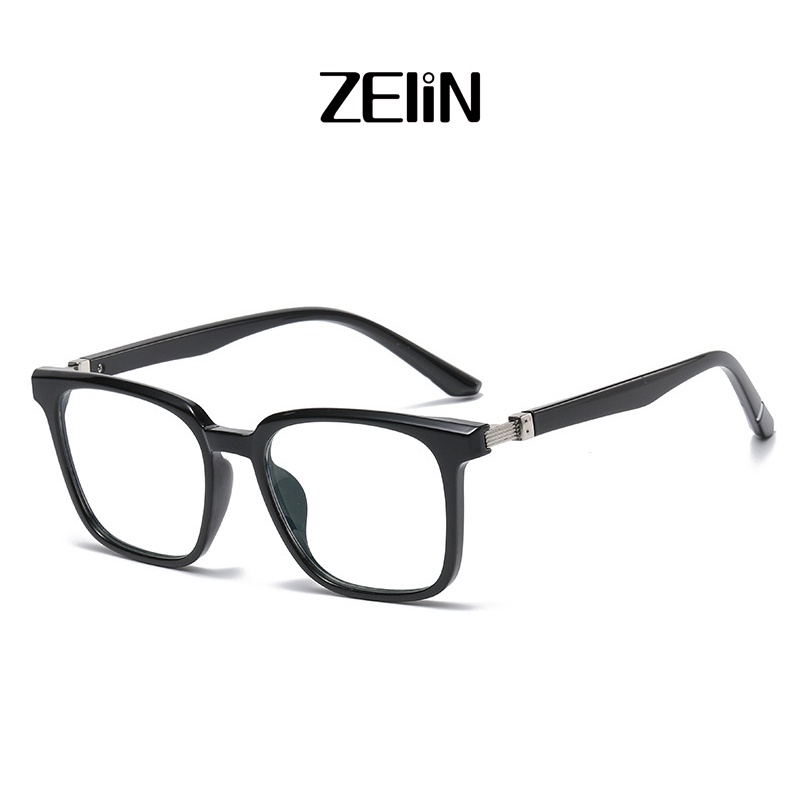 Mắt kính Zelin TJ866 TR90 gọng phẳng nhẹ chống tia xanh lam có hộp bắt mắt cho nam và nữ