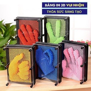 Bộ tạo hình 3D thông minh Pinart Montessori, đồ chơi Pinart 3D, khắc chữ, in dấu vân tay Phát triển tư duy Cho Bé