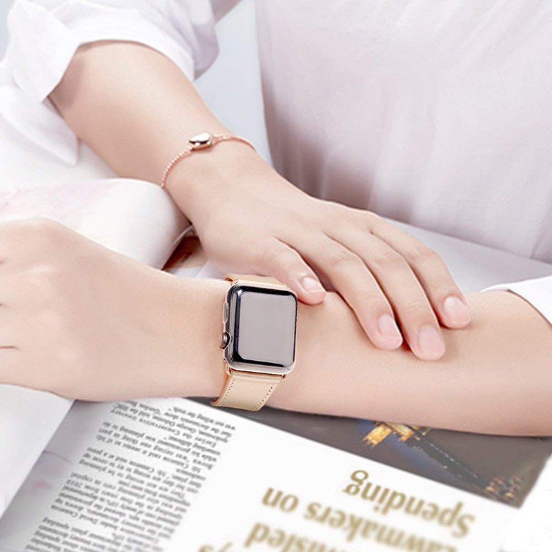 Ốp mềm trơn cho đồng hồ thông minh Apple Watch Series 4 3 2 1 - Đủ kích cỡ từ 38mm, 40mm, 42mm, 44mm