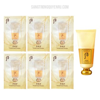 Combo 10 Gói Sữa Rửa Mặt Whoo Vàng Hoàng Cung Facial Foam Cleanser