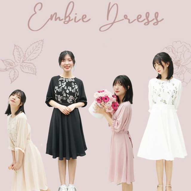 Váy Hoa Thêu thắt eo Embie Dress Betterista