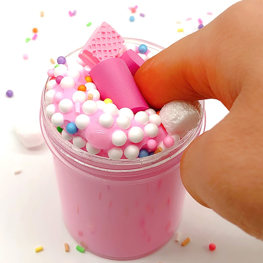Đồ chơi slime dẻo ma thuật trộn hạt nhiều màu sắc vui nhộn đáng yêu dành cho bé