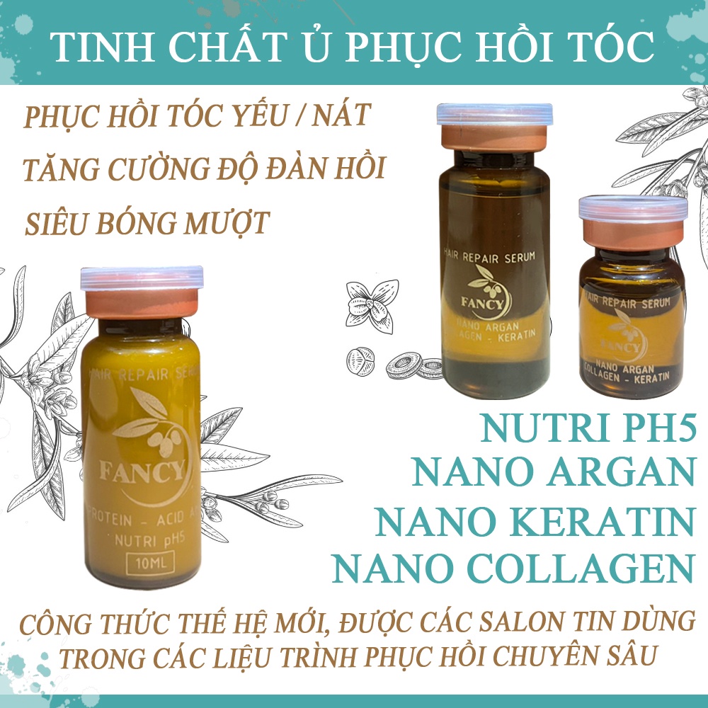 Tinh chất ủ tóc siêu phục hồi tóc Nutri-pH5 keratin collagen