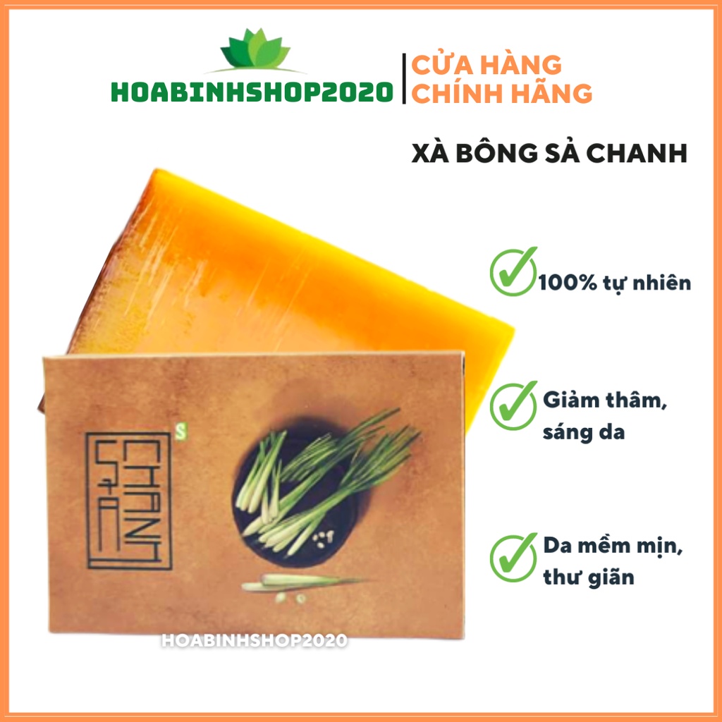[CHÍNH HÃNG] COMBO XÀ BÔNG SẢ CHANH- MƯỚP ĐẮNG HTX SINH DƯỢC