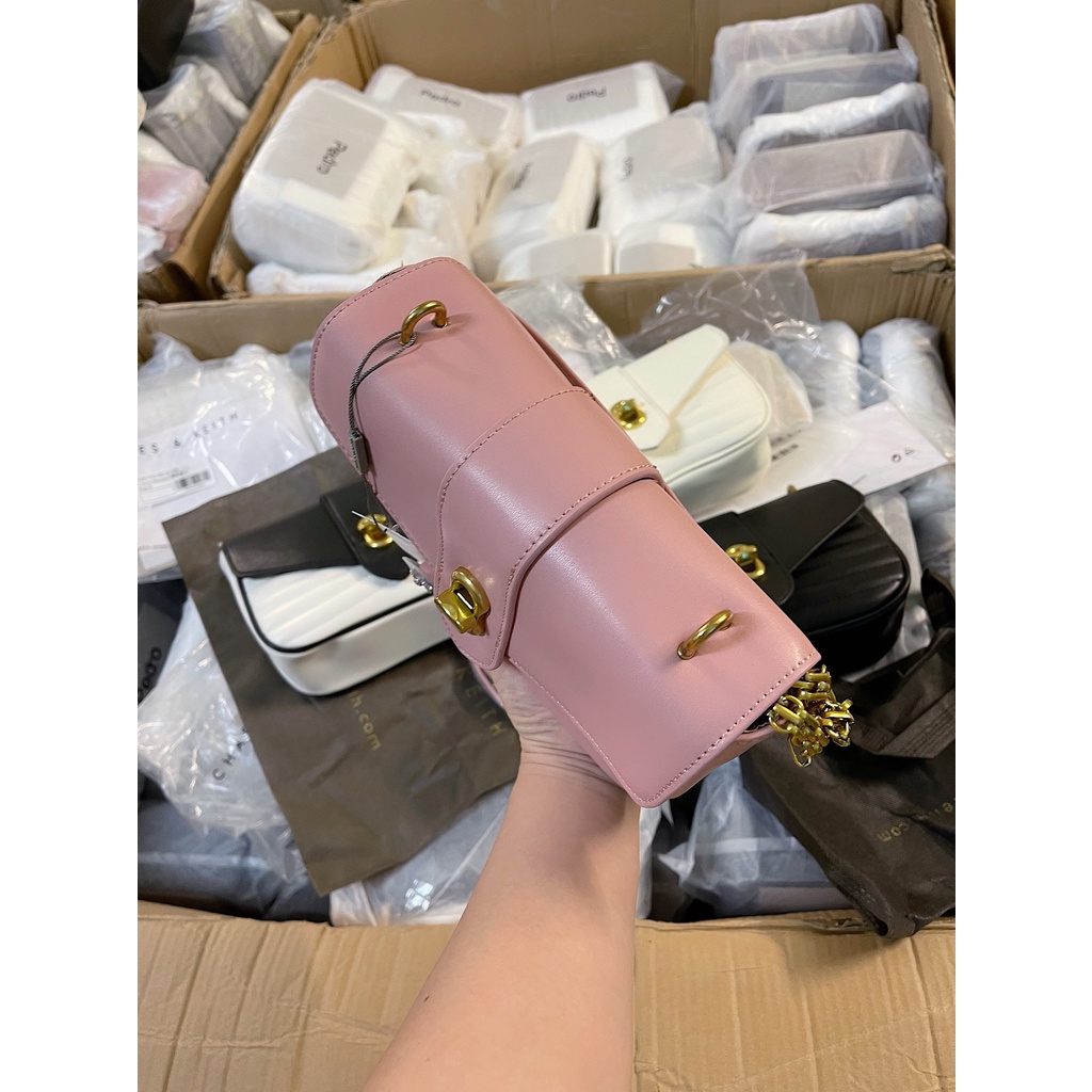 [SALE] Túi đeo chéo xương cá size 21cm cực xinh