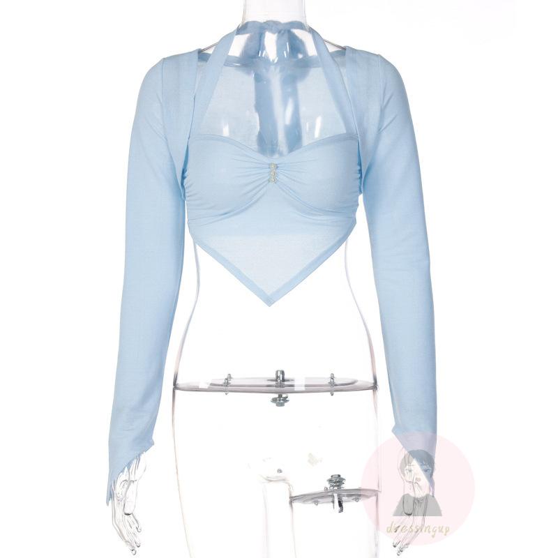 Áo Tank Top Hai Dây Đính Ngọc Trai Giả Thời Trang Mùa Hè Cho Nữ