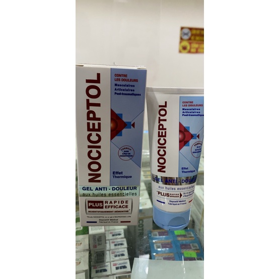 NOCICEPTOL GEL ANTI-DOULEUR 60ML GIẢM ĐAU, GIẢM SƯNG, PHÙ NỀ, VIÊM KHỚP.