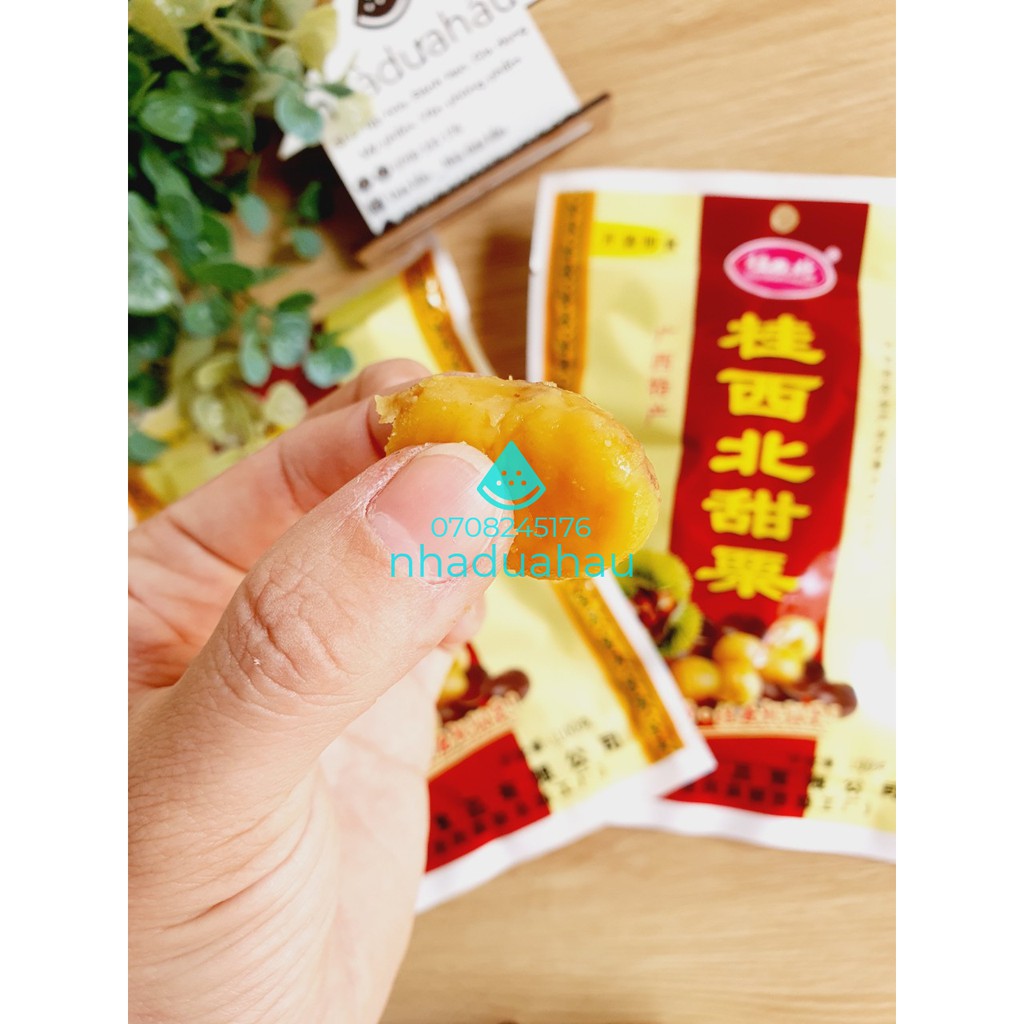 Hạt dẻ hấp mật ong Quảng Tây gói 100g túi zip