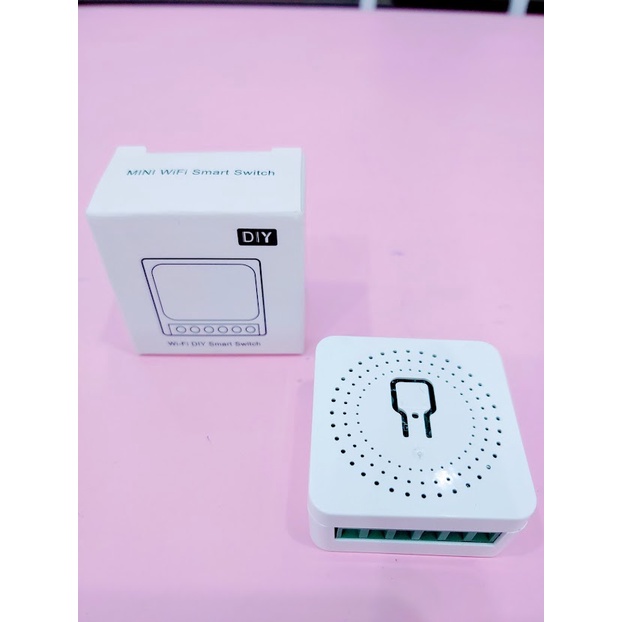 Công tắc điều khiển từ xa Tuya mini 16A, kết nối wifi, hẹn giờ bật tắt qua điện thoại, lắp được cho công tắc cầu thang