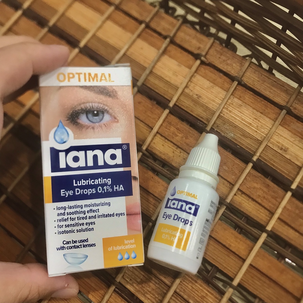 Iana -Chai nước mắt nhân tạo 10ml số 1 tại Anh Quốc - Khoai Tây Shop