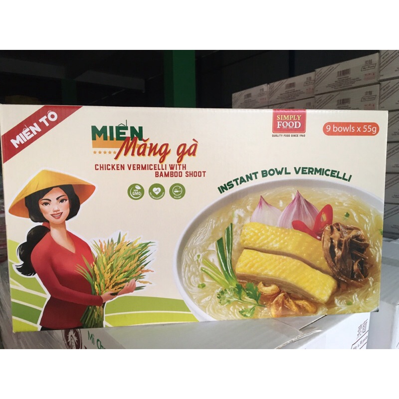 Miến măng gà tô  ( 9tôx55g/thùng )