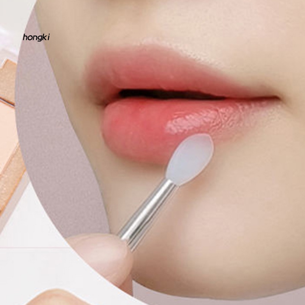 Cọ Trang Điểm Mắt Bằng Silicone Gọn Nhẹ Tay Cầm Bằng Silicone Tiện Dụng Cho Nữ