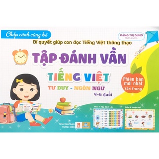 Sách - Tập đánh vần tiếng Việt tư duy ngôn ngữ 4 - 6 tuổi