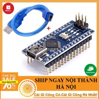 Kit Arduino Nano CH340 - Tặng Kèm Cáp Nạp Code - NTHN