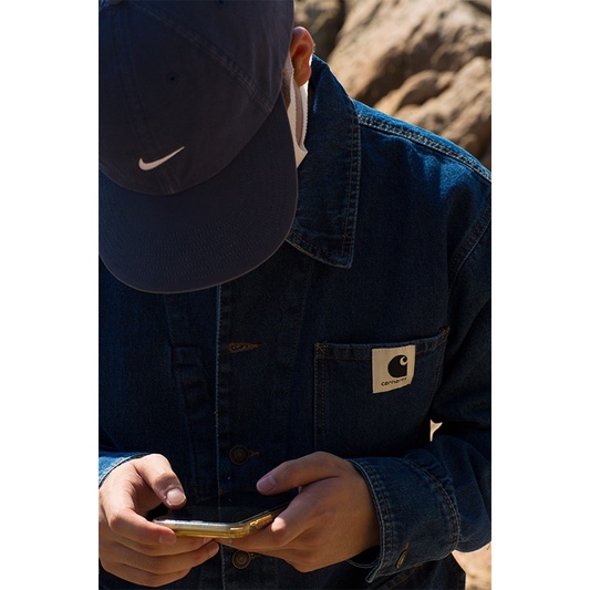 IRTH carhartt Carhart autumn and winter retro hip-hop washed denim trendy loose jacket for couples men and women 2021