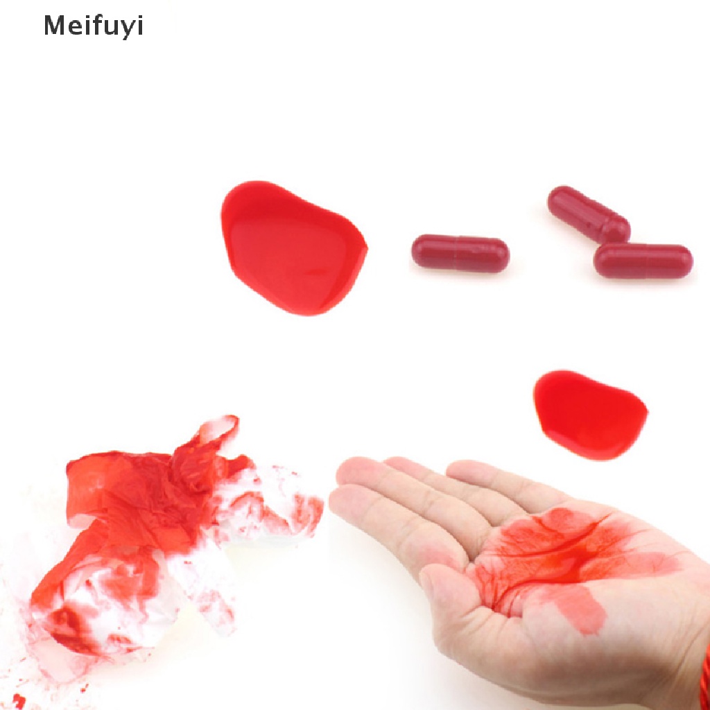 Set 6 Viên Nang Máu Giả Hóa Trang Halloween