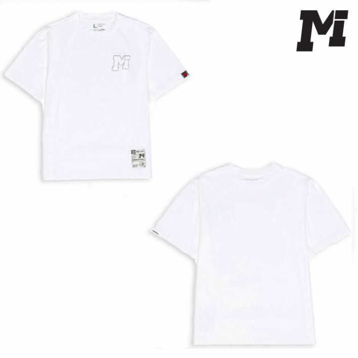 Áo thun nữ nam form rộng tay lỡ Phông Unisex 100% Cotton Chính Hãng Thêu M Local Brand Mi Midori