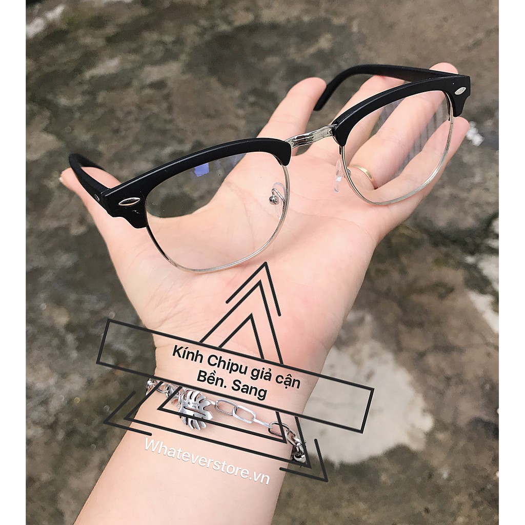 Kính giả cận ♥️FREESHIP♥️ Mắt kính CHIPU, kính gọng si sắt cá tính | BigBuy360 - bigbuy360.vn