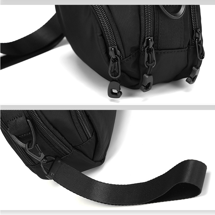 Túi đeo chéo nam mini cao cấp nhiều ngăn phong cách Hàn Quốc nhỏ đẹp thời trang vải Polyester chông nước giá rẻ LUTAKO.