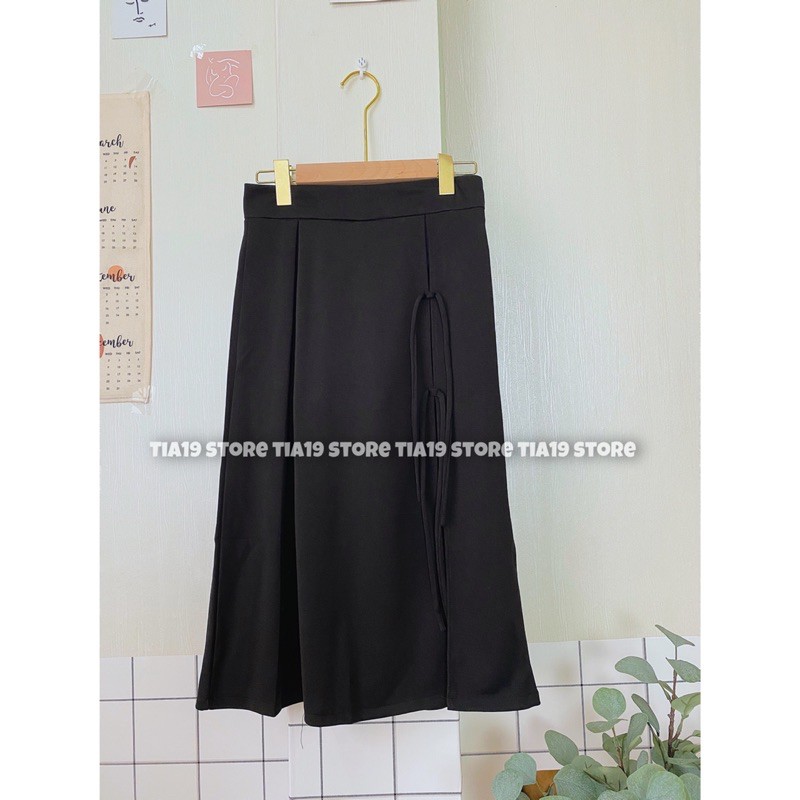 Chân váy buộc dây đen SP000083  ( ẢNH THẬT) | BigBuy360 - bigbuy360.vn