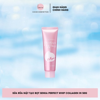 Sữa rửa mặt tạo bọt Senka Perfect Whip Collagen In 50g