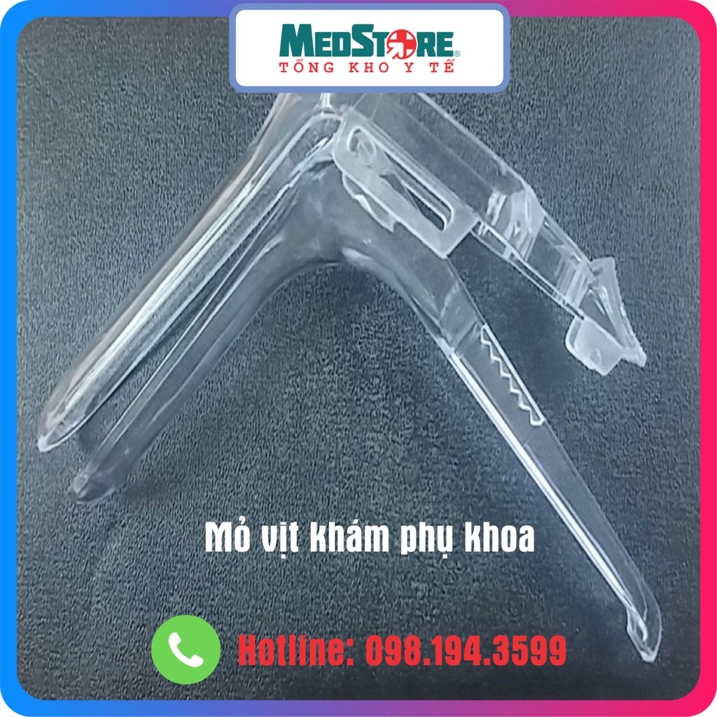 Mỏ vịt nhựa khám phụ khoa Tanaphar ( vỉ 1 cái)