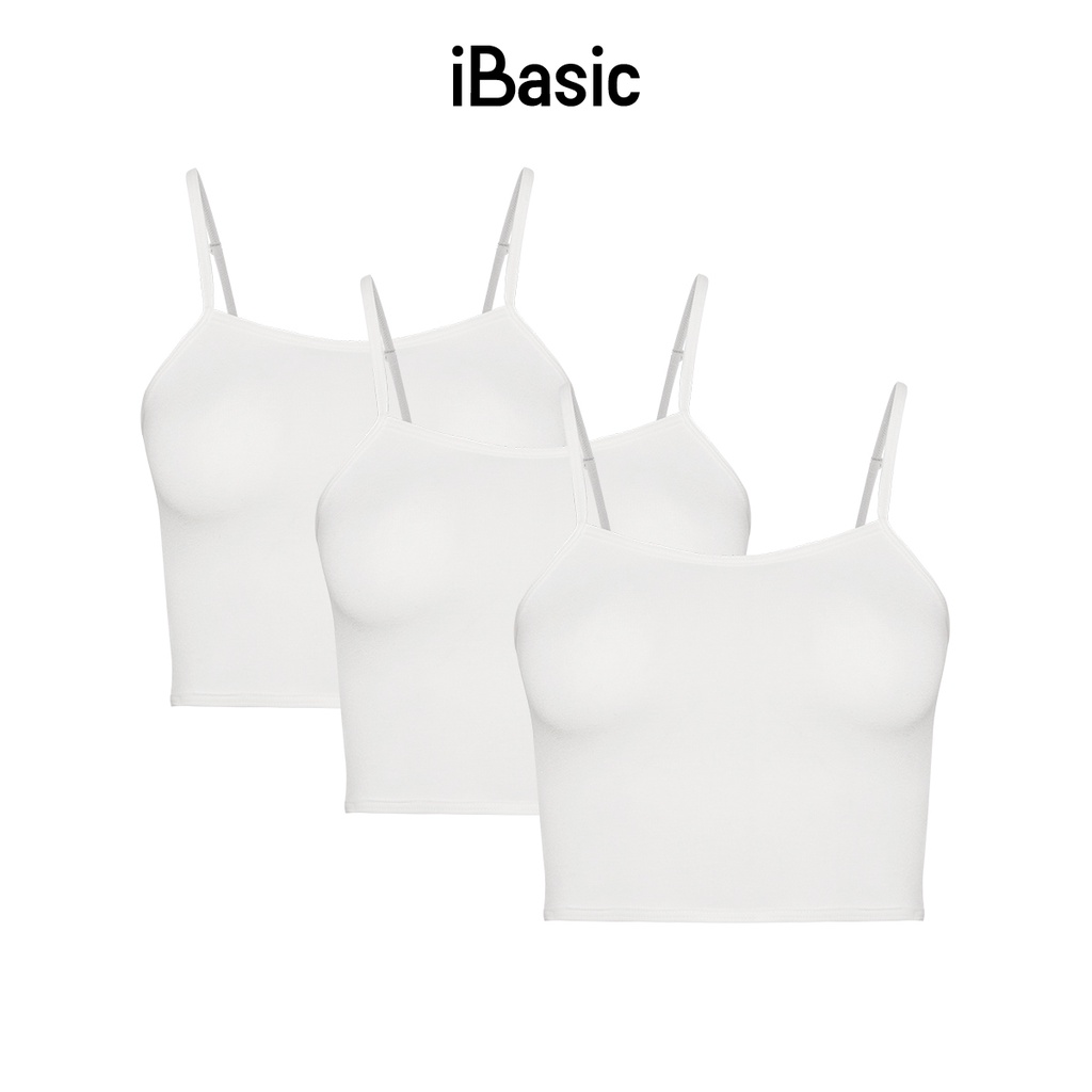 Combo 3 áo lót cami ngắn iBasic VA111