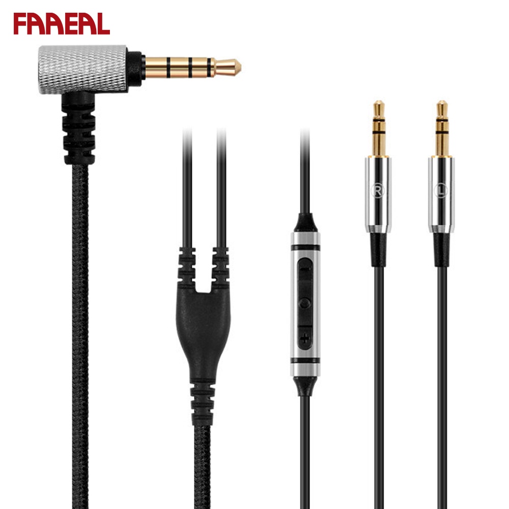 Dây cáp tai nghe cao cấp FAAEAL thay thế cho Tai Nghe Sol Republic Master Tracks HD V8 V10 V12 X3 Xiaomi
