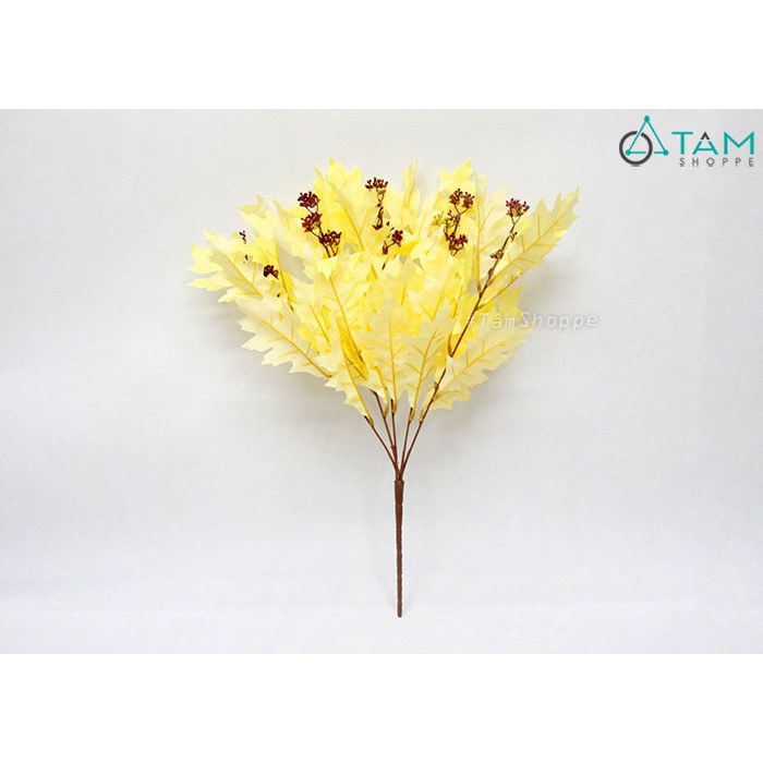Cành lá giả gỗ sồi đơn sắc D47cm F-CHG-105