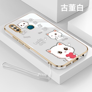 Ốp lưng hình con mèo dễ thương cho vivo y93 vivo y95 vivo y71 vivo y81 vivo y83 vivo v9 vivo y85
