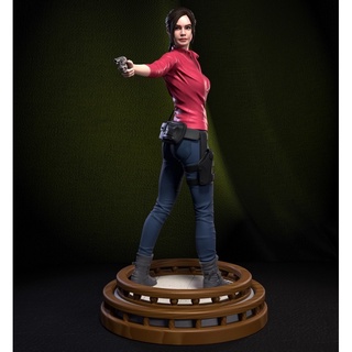 File in 3D Claire Radfield Resident Evil - Games