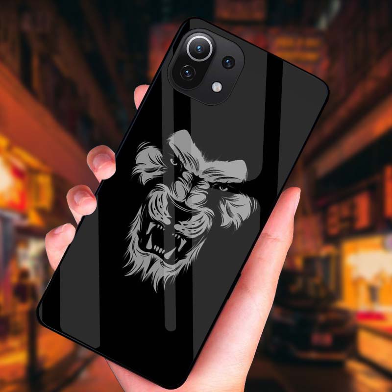 Ốp Lưng Xiaomi Mi 11, Mi 11 Lite Mặt kính cường lực Cao Cấp, Sang Trọng thiết kế Độc Quyền